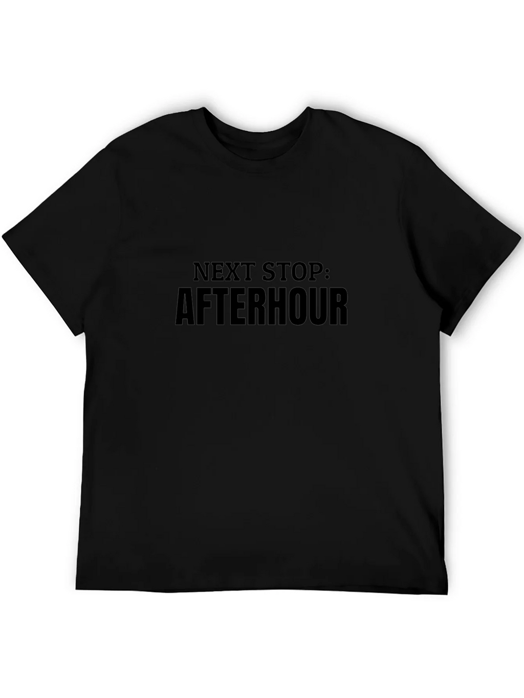 Next Stop: After Hour Graphic Tee - Black Cotton product image 5