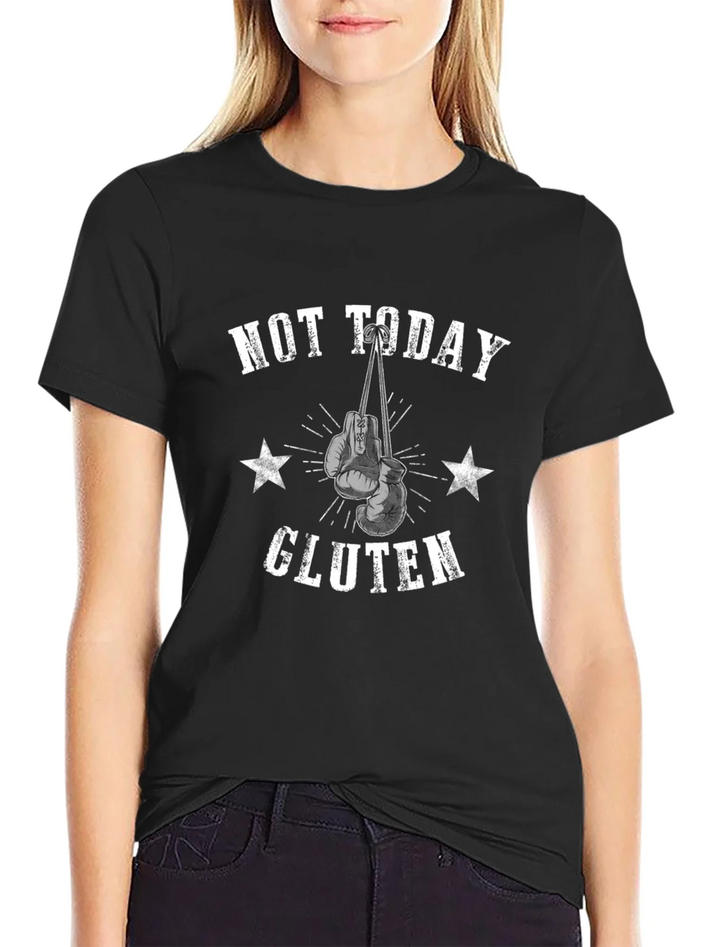 Not Today Gluten Boxing Gloves Graphic T-Shirt product image 2