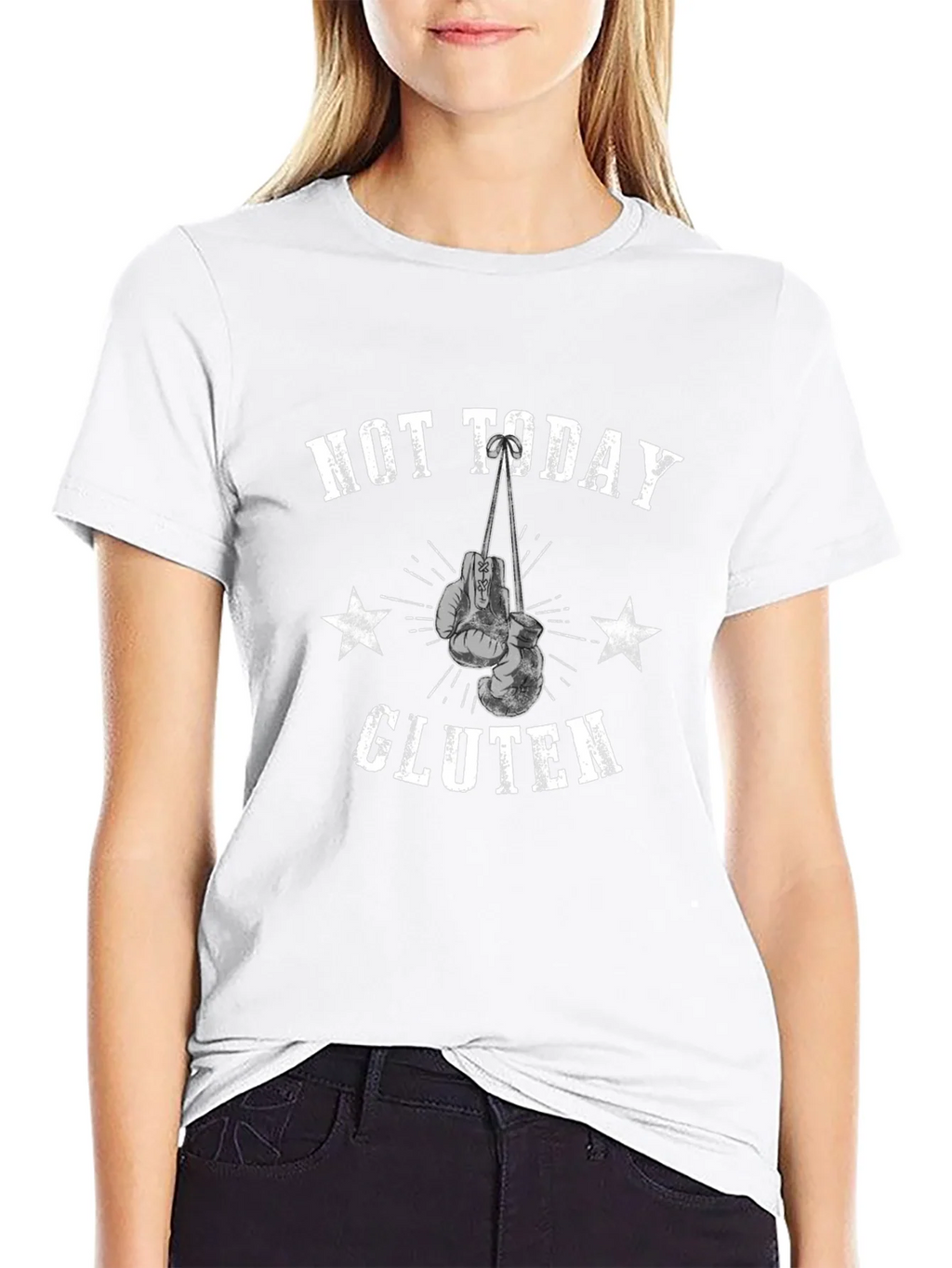 Not Today Gluten Boxing Gloves Graphic T-Shirt product image 8