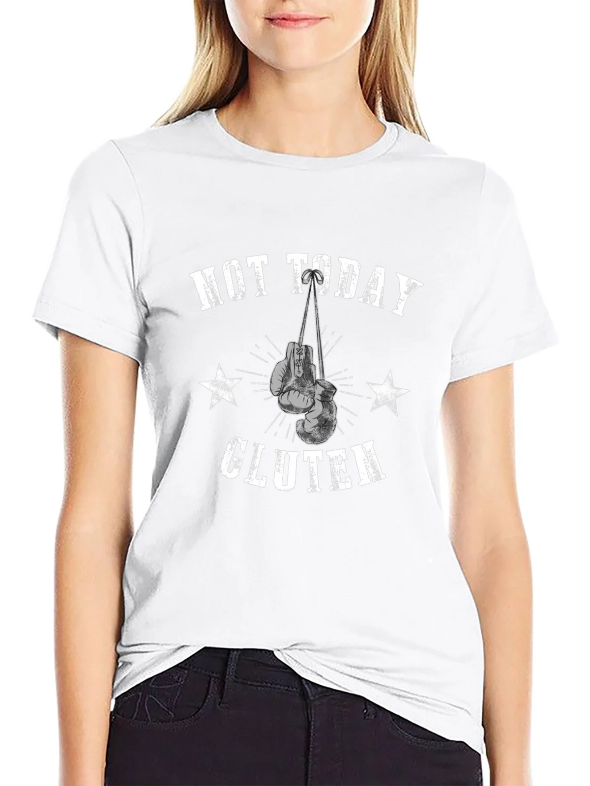 Not Today Gluten Boxing Gloves Graphic T-Shirt product image 8