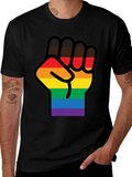 Pride Fist T-Shirt - Black LGBTQ Equality Tee product image 1