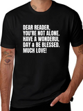 Dear Reader T-Shirt - Youre Not Alone product image 1