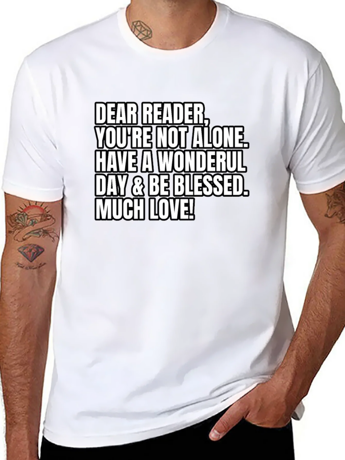 Dear Reader T-Shirt - Youre Not Alone product image 5