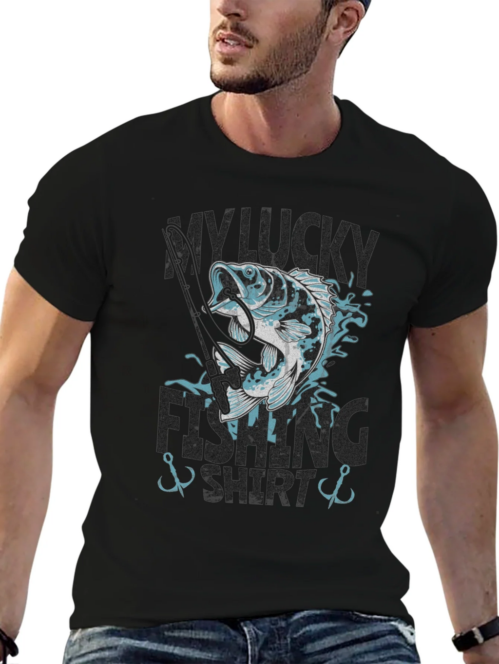 My Lucky Fishing Shirt - Graphic Tee for Anglers product image 6