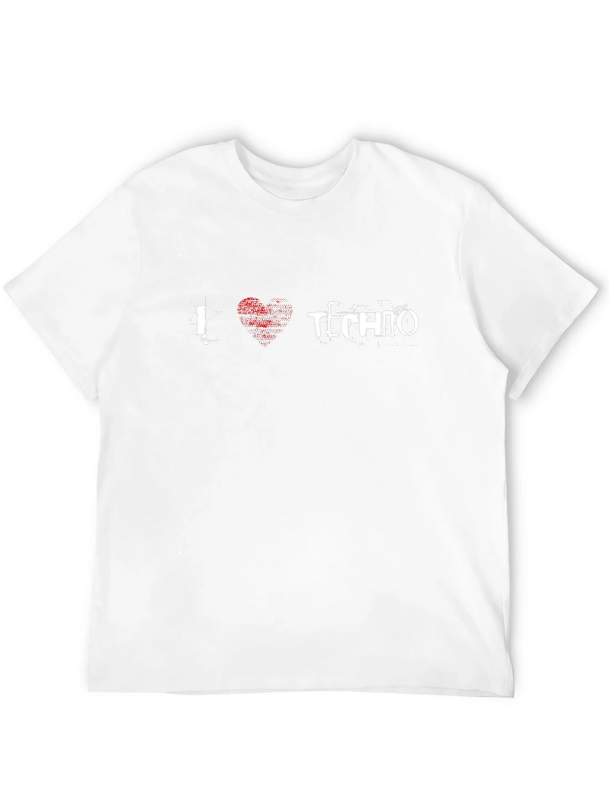 I Love Techno Black T-Shirt - Music Rave Apparel product image 11