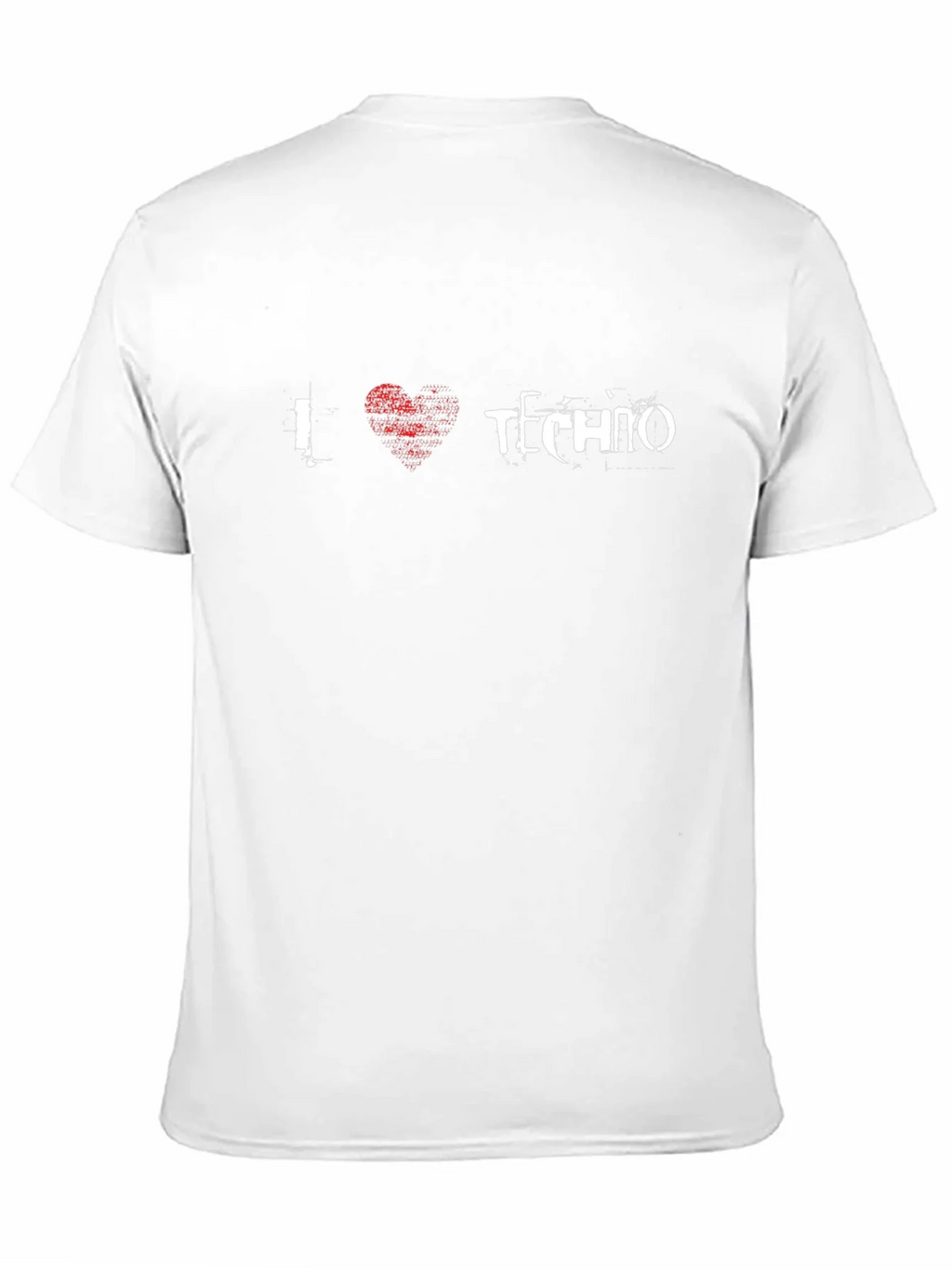 I Love Techno Black T-Shirt - Music Rave Apparel product image 10