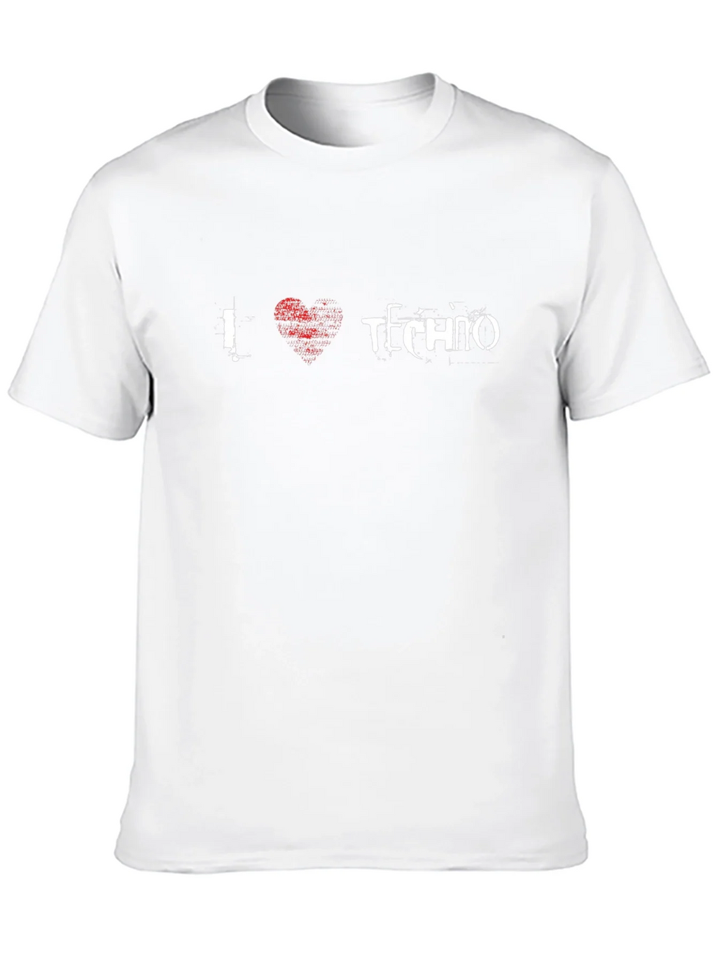 I Love Techno Black T-Shirt - Music Rave Apparel product image 9