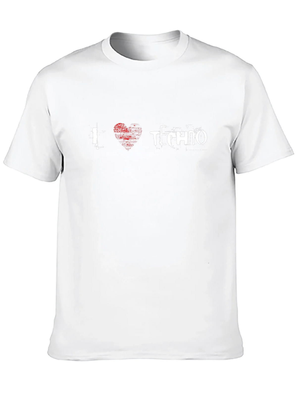I Love Techno Black T-Shirt - Music Rave Apparel product image 9