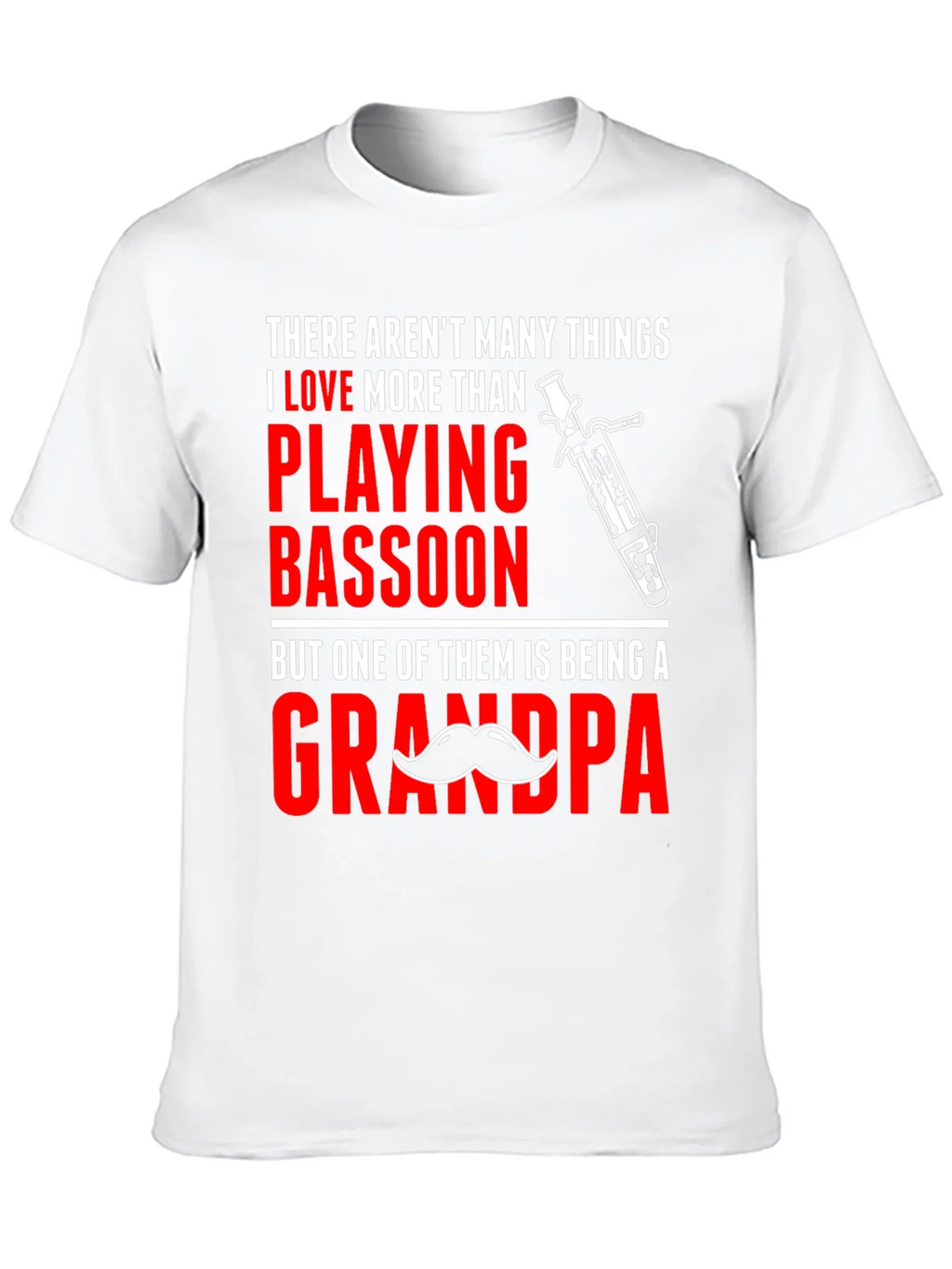 Bassoon Playing Grandpa T-Shirt product image 3