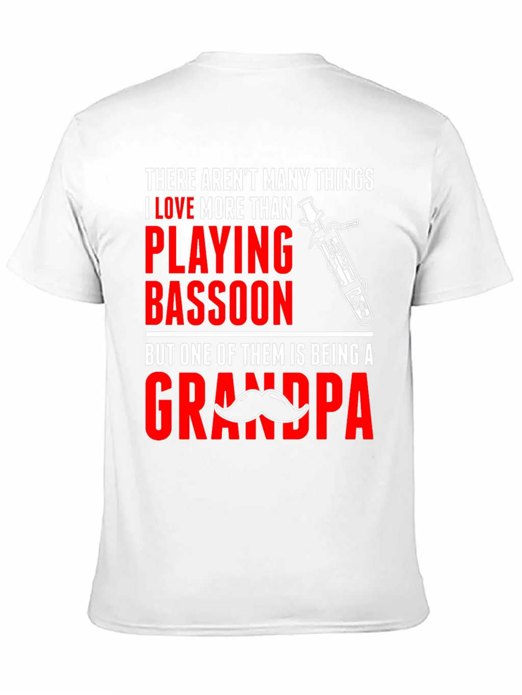 Bassoon Playing Grandpa T-Shirt product image 4