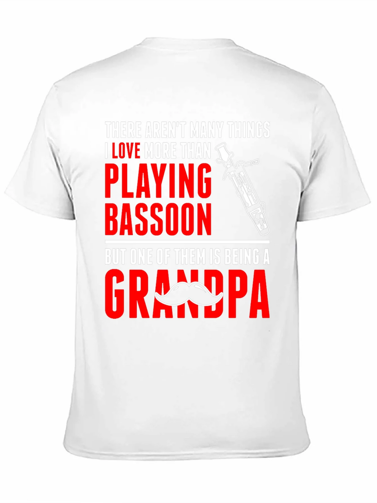 Bassoon Playing Grandpa T-Shirt product image 4