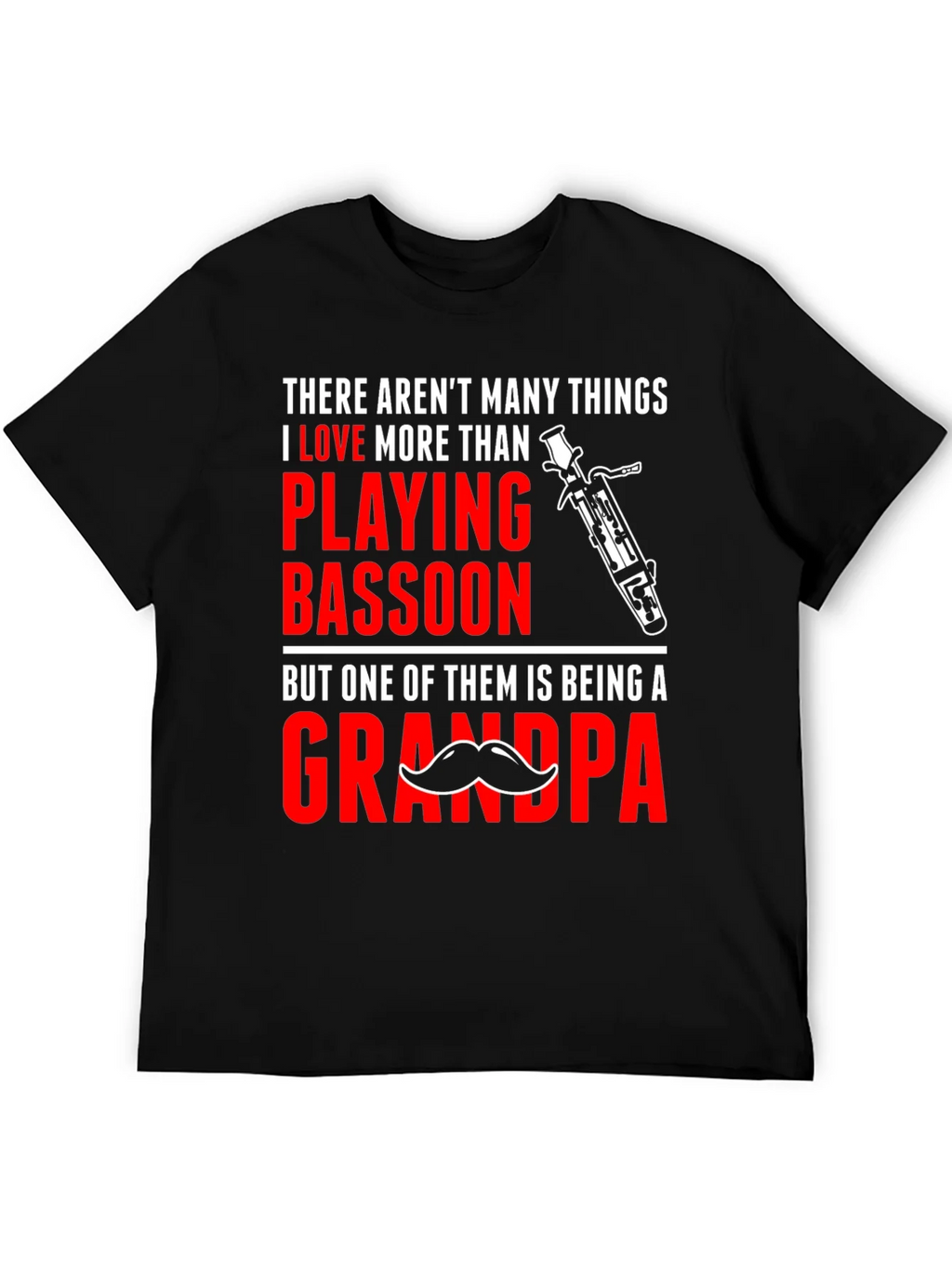 Bassoon Playing Grandpa T-Shirt product image 2