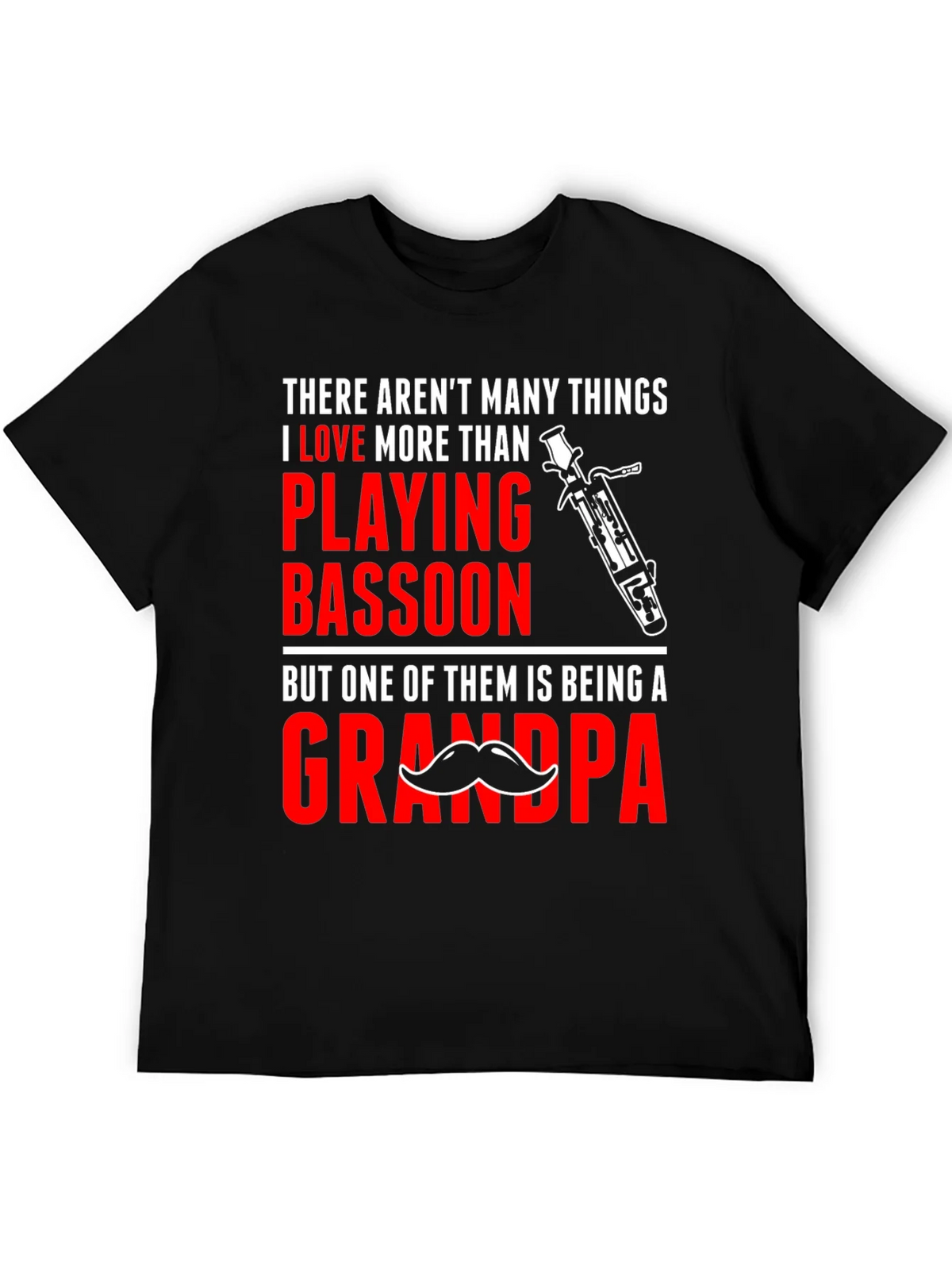 Bassoon Playing Grandpa T-Shirt product image 2