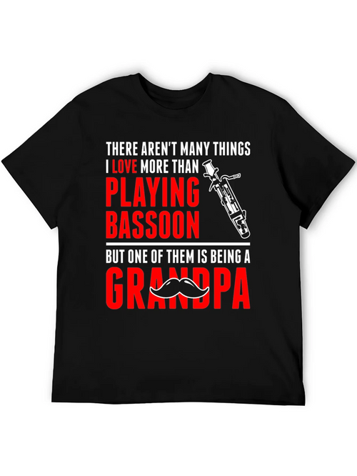 Bassoon Playing Grandpa T-Shirt product image 2
