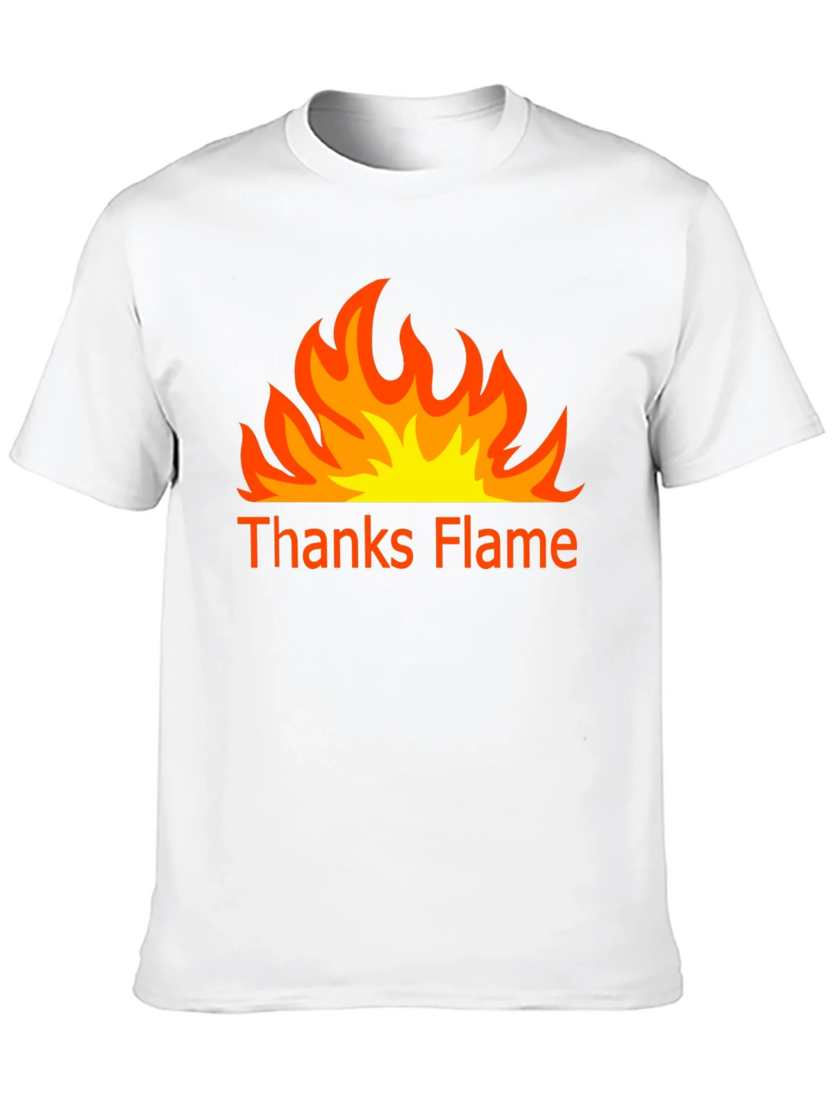 Thanks Flame Black T-Shirt product image 9