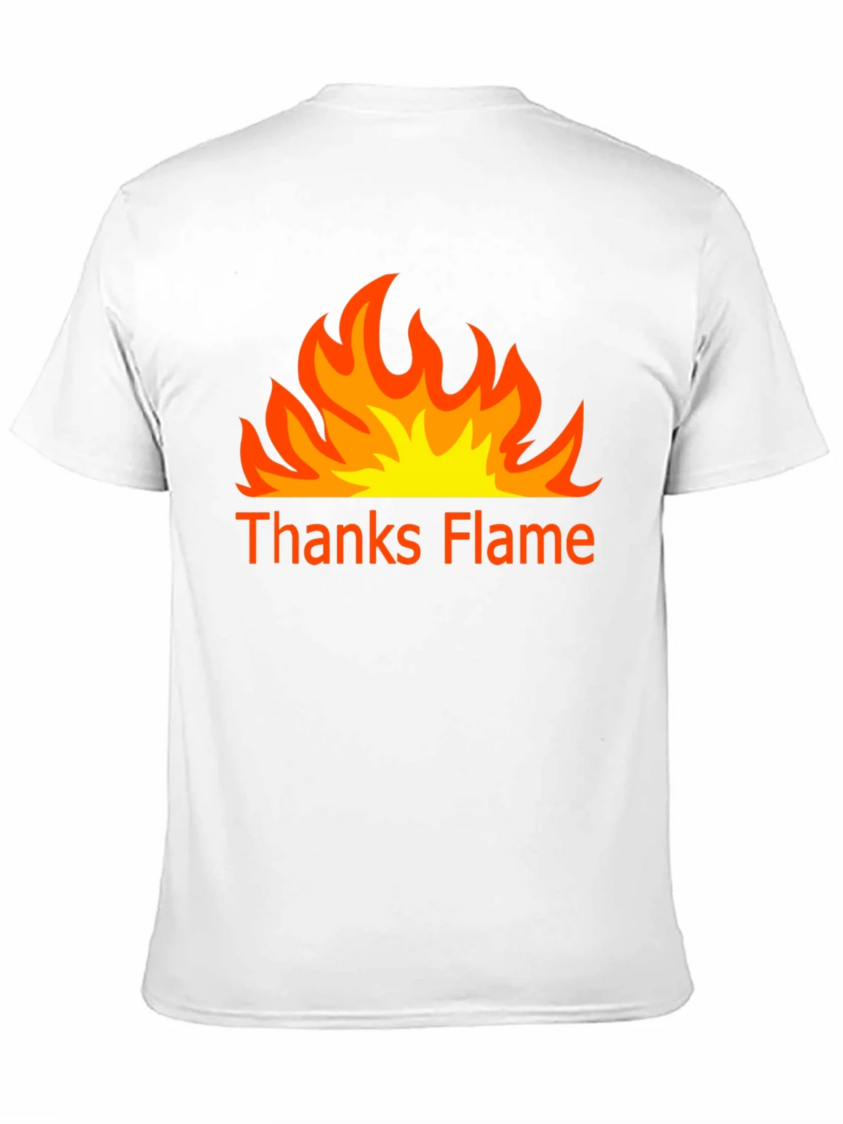 Thanks Flame Black T-Shirt product image 10