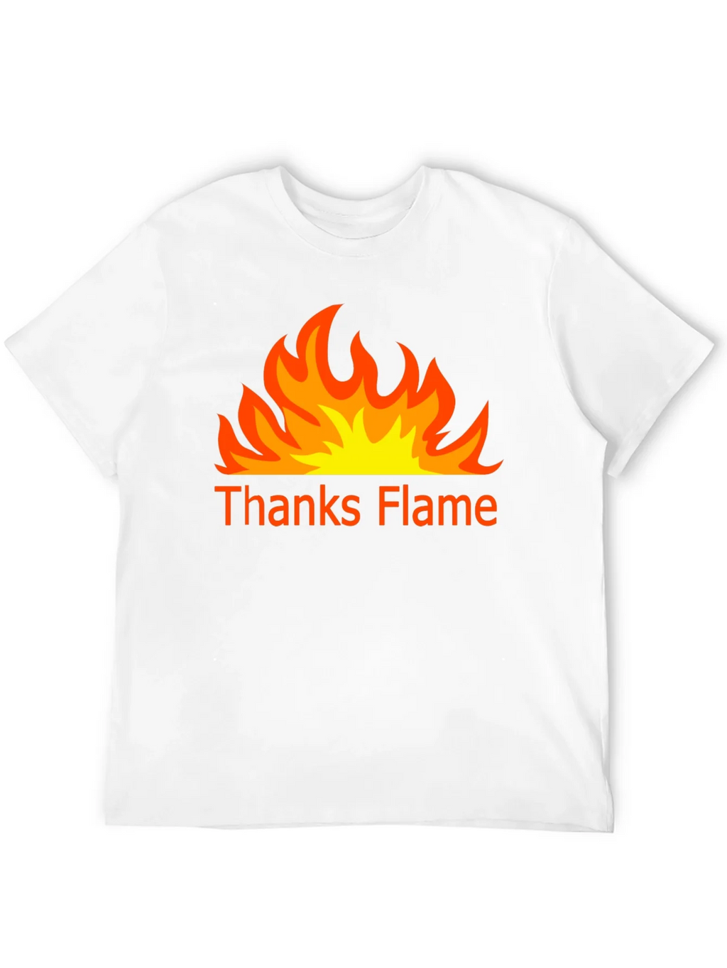 Thanks Flame Black T-Shirt product image 11