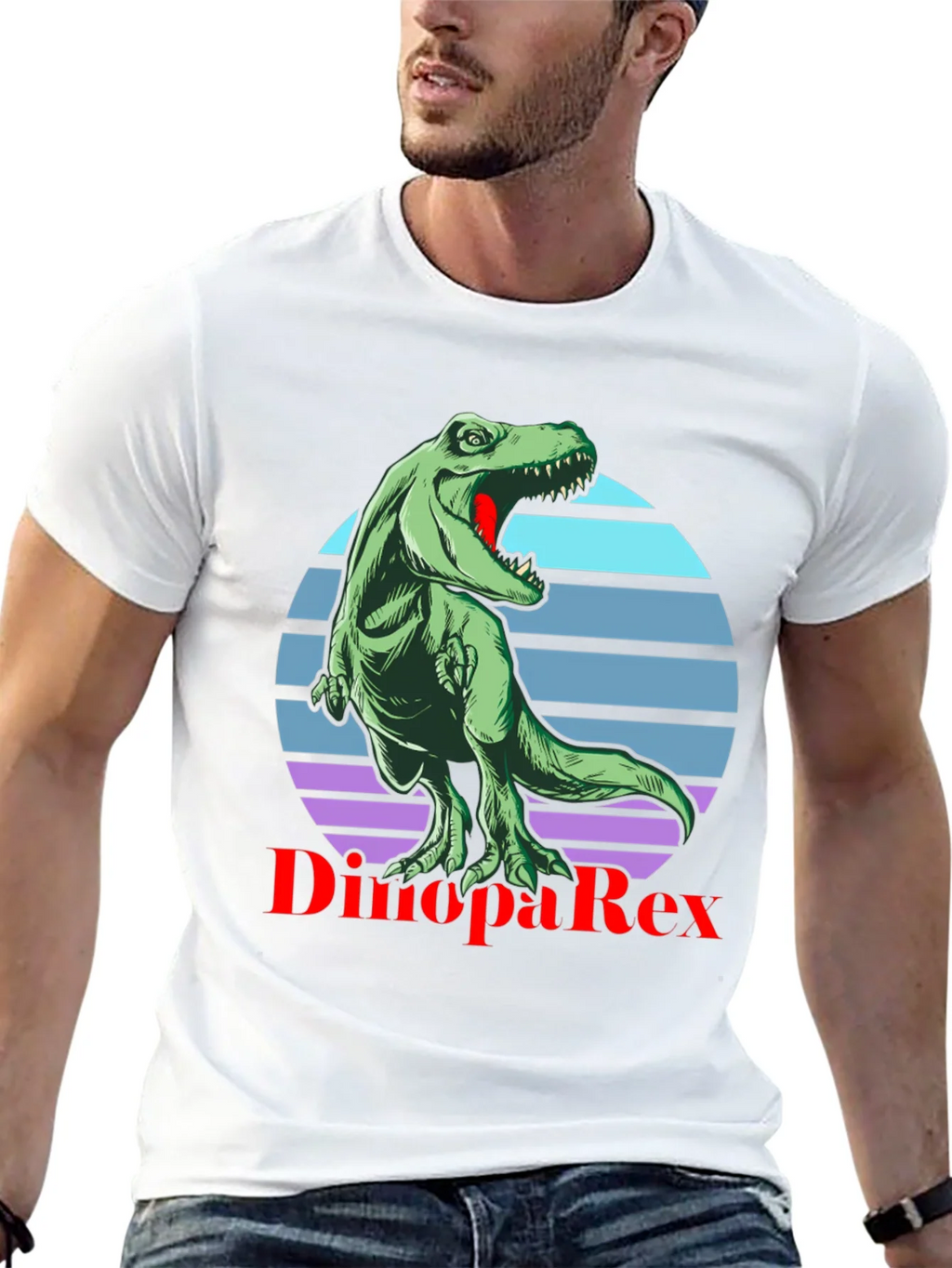 Dino PaRex T-Shirt - Retro Dinosaur Tee product image 12