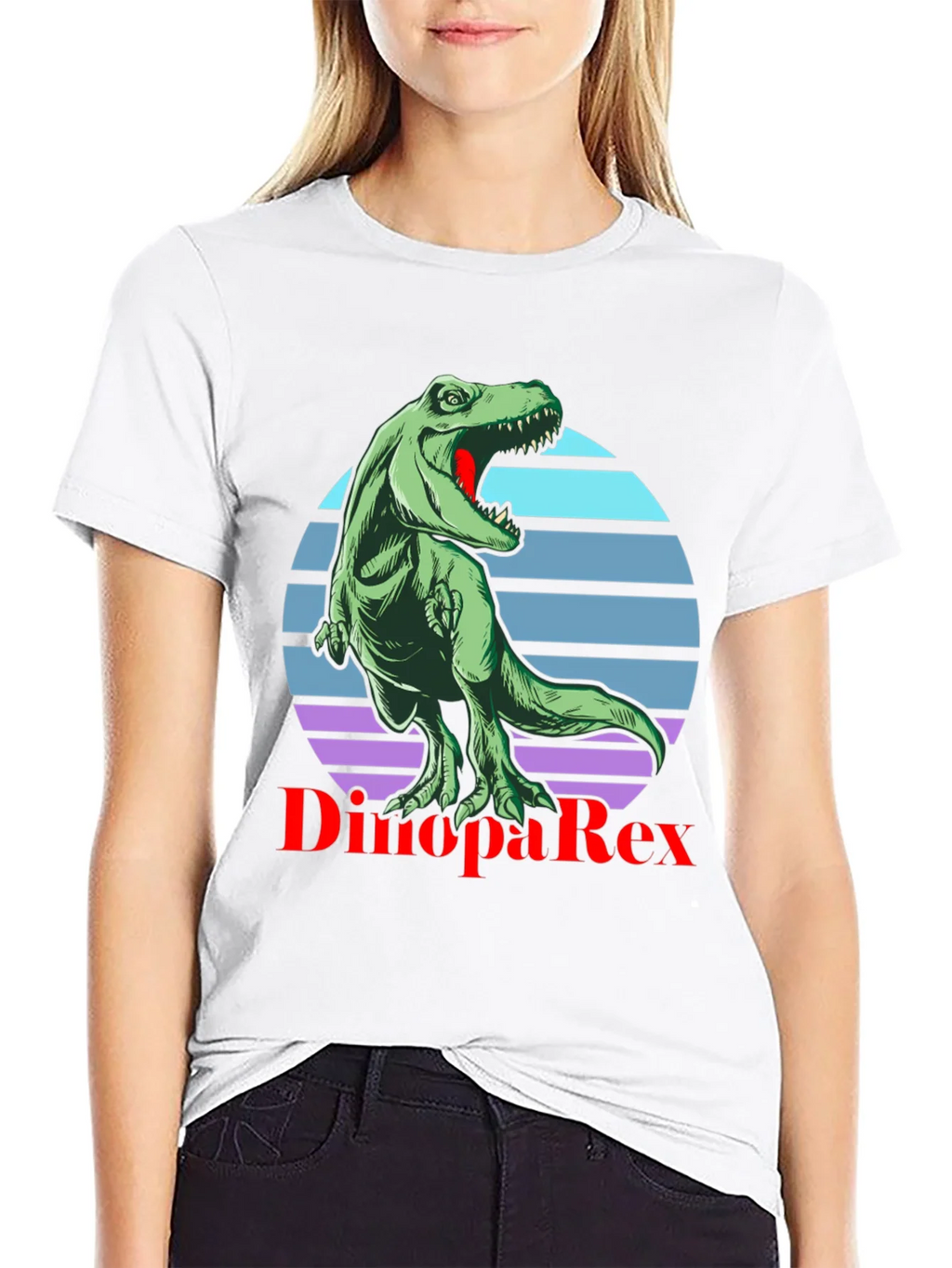 Dino PaRex T-Shirt - Retro Dinosaur Tee product image 8