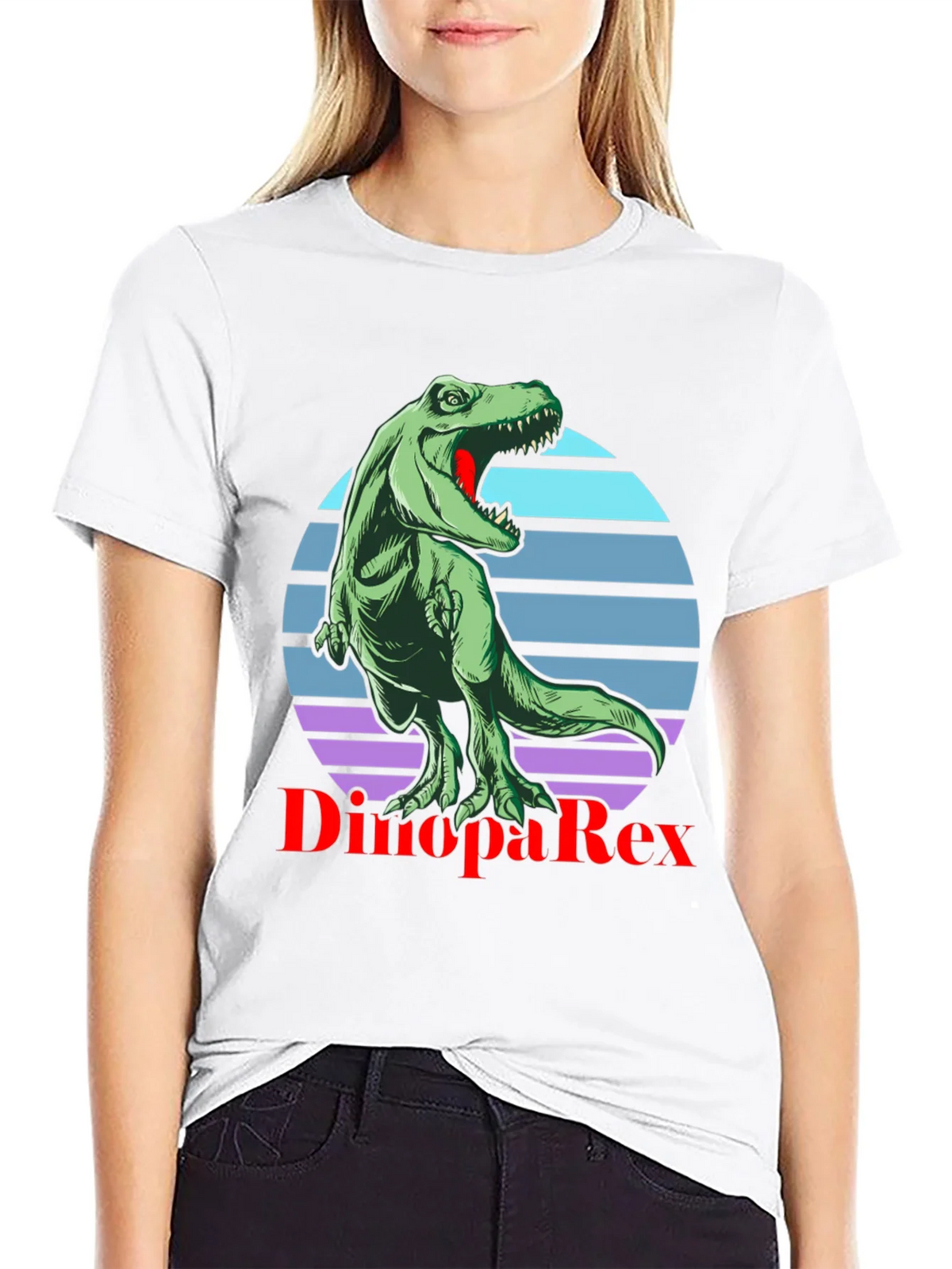 Dino PaRex T-Shirt - Retro Dinosaur Tee product image 8