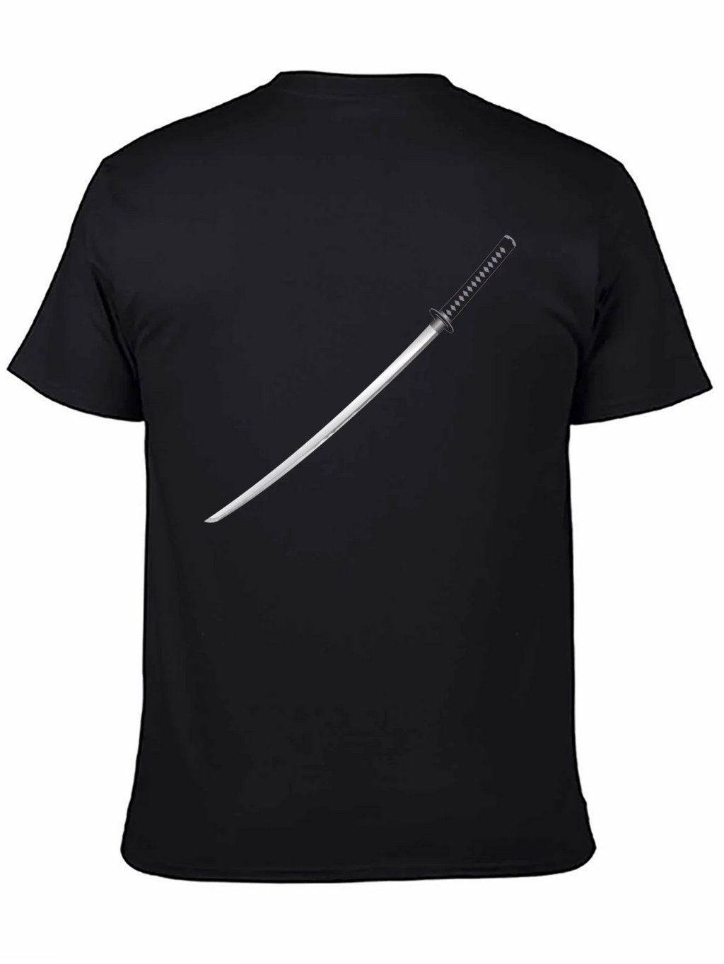Samurai Sword Graphic Tee - Mens Black T-Shirt product image 4
