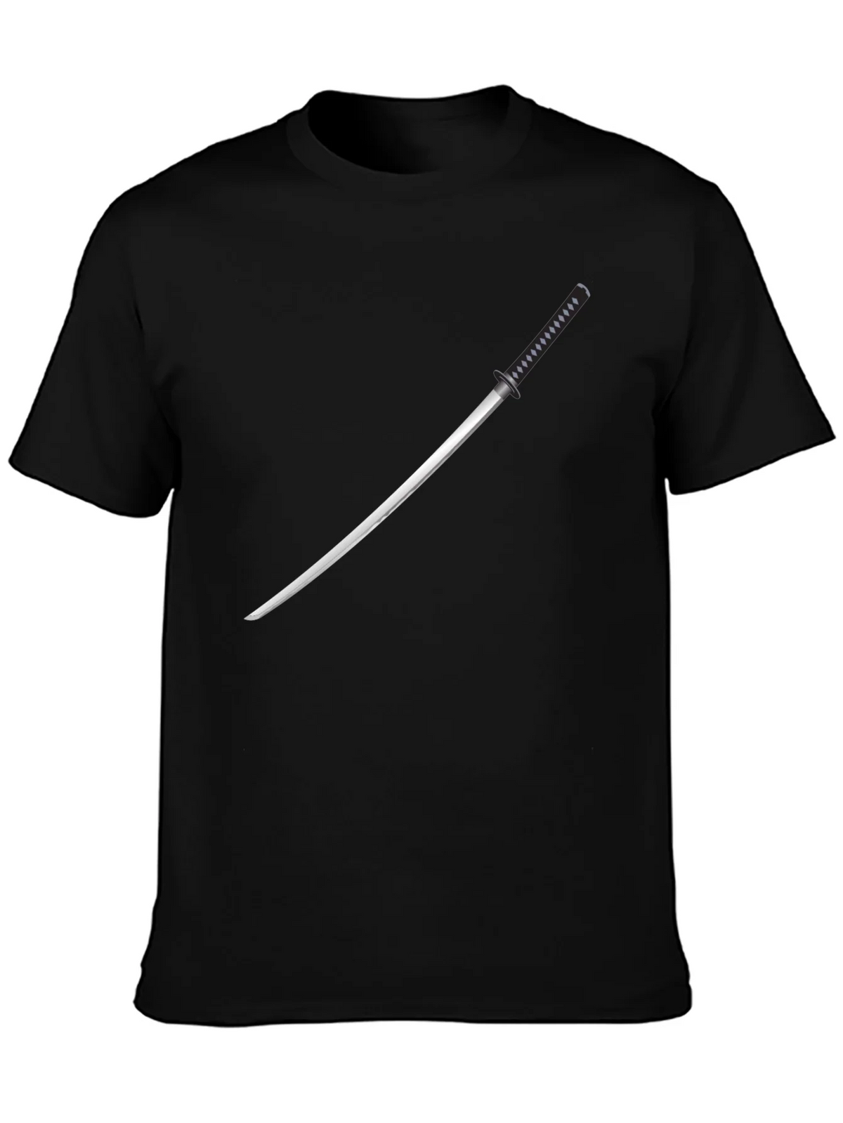 Samurai Sword Graphic Tee - Mens Black T-Shirt product image 3