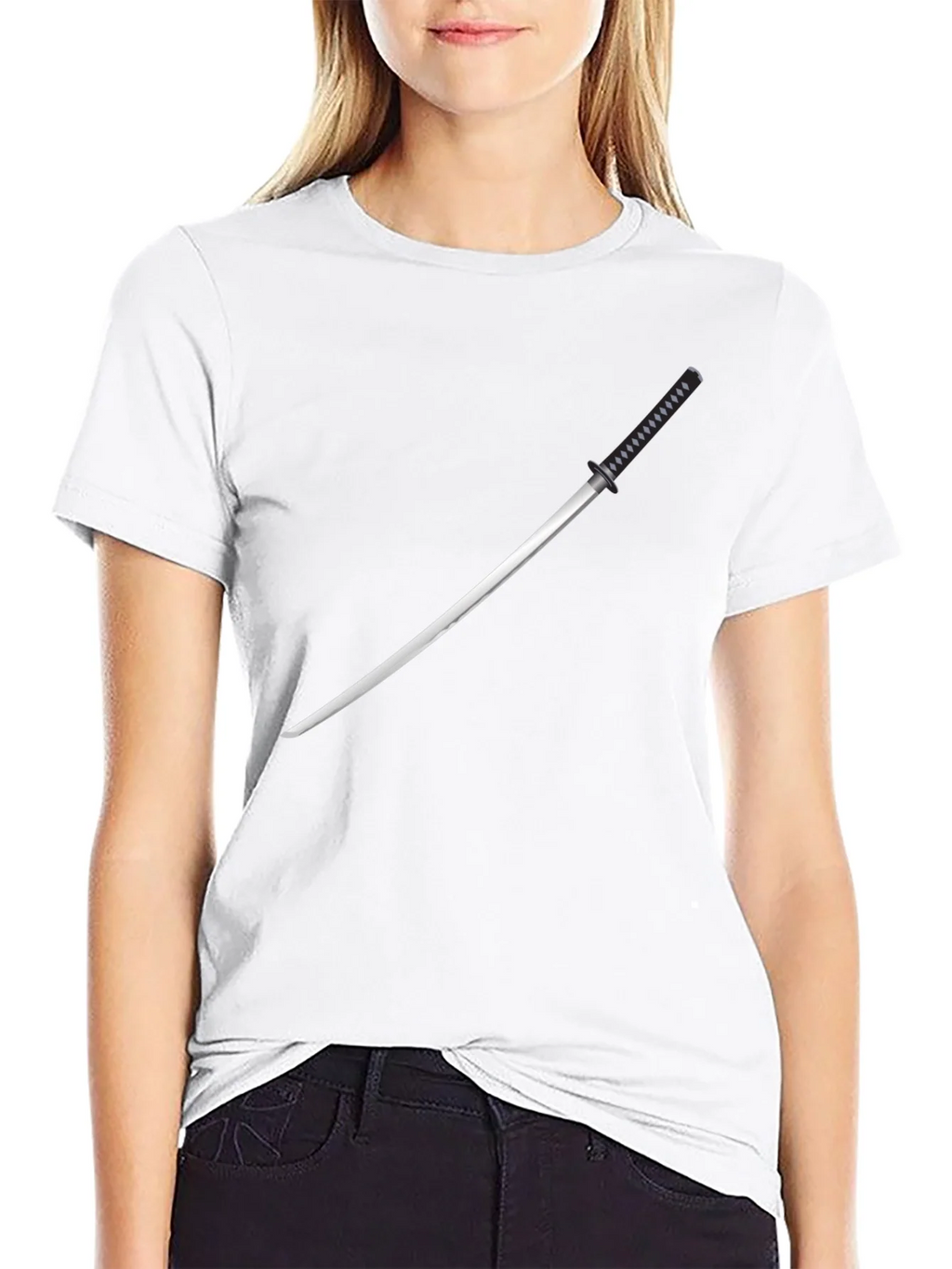 Samurai Sword Graphic Tee - Mens Black T-Shirt product image 8