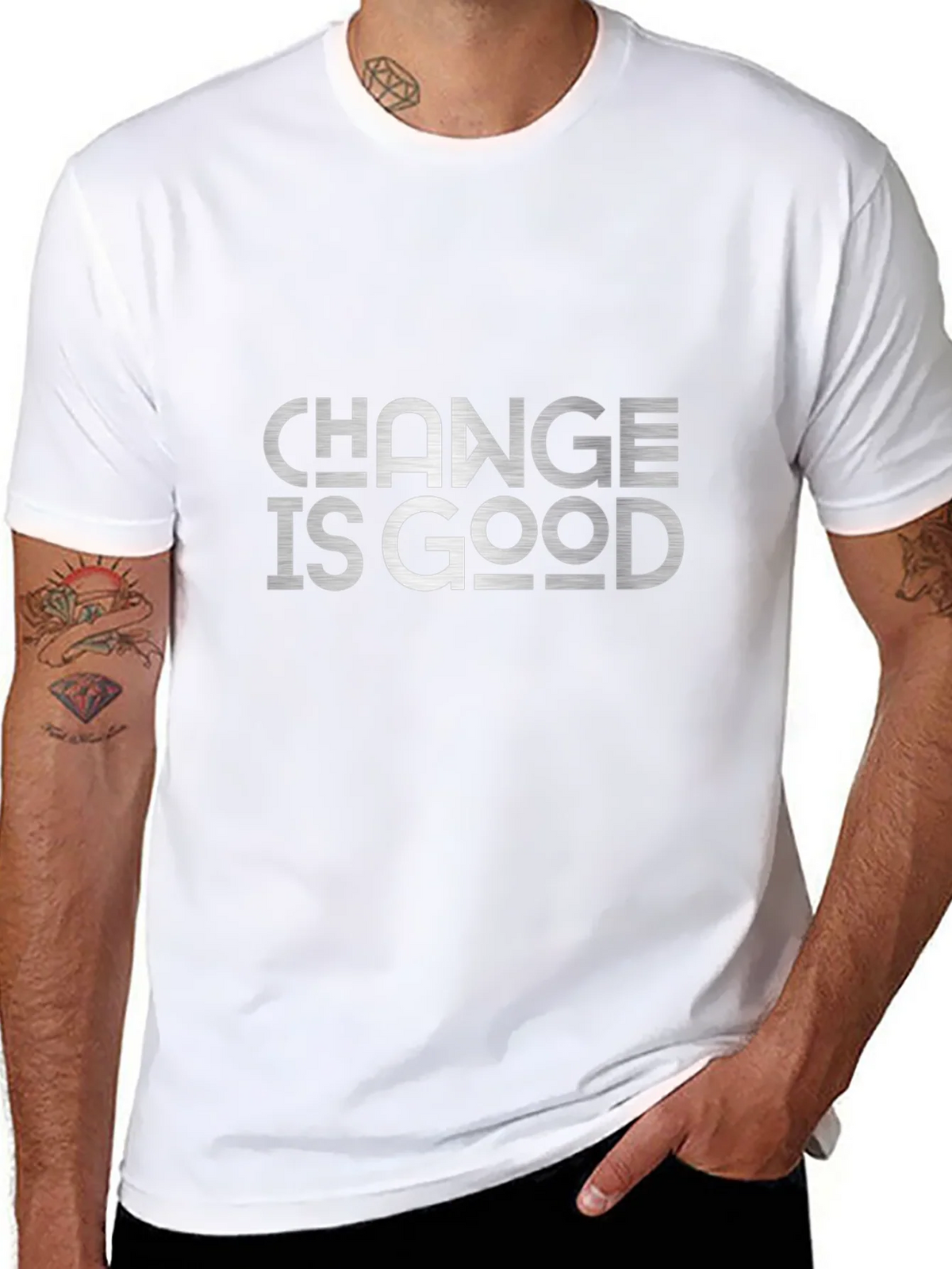Change Is Good Graphic Tee - Black product image 4