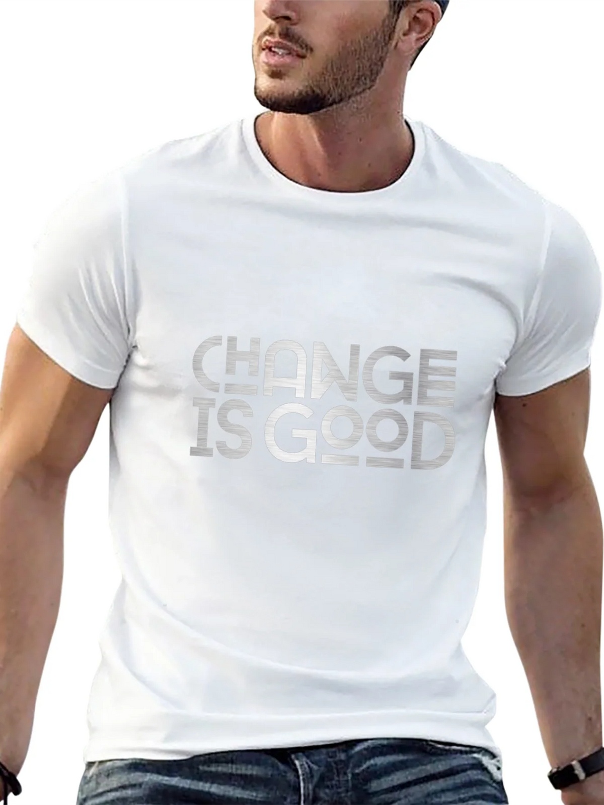 Change Is Good Graphic Tee - Black product image 6