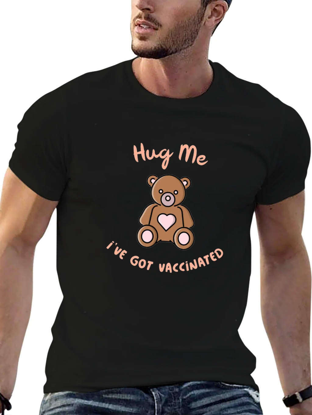 Hug Me Ive Got Vaccinated T-Shirt product image 5