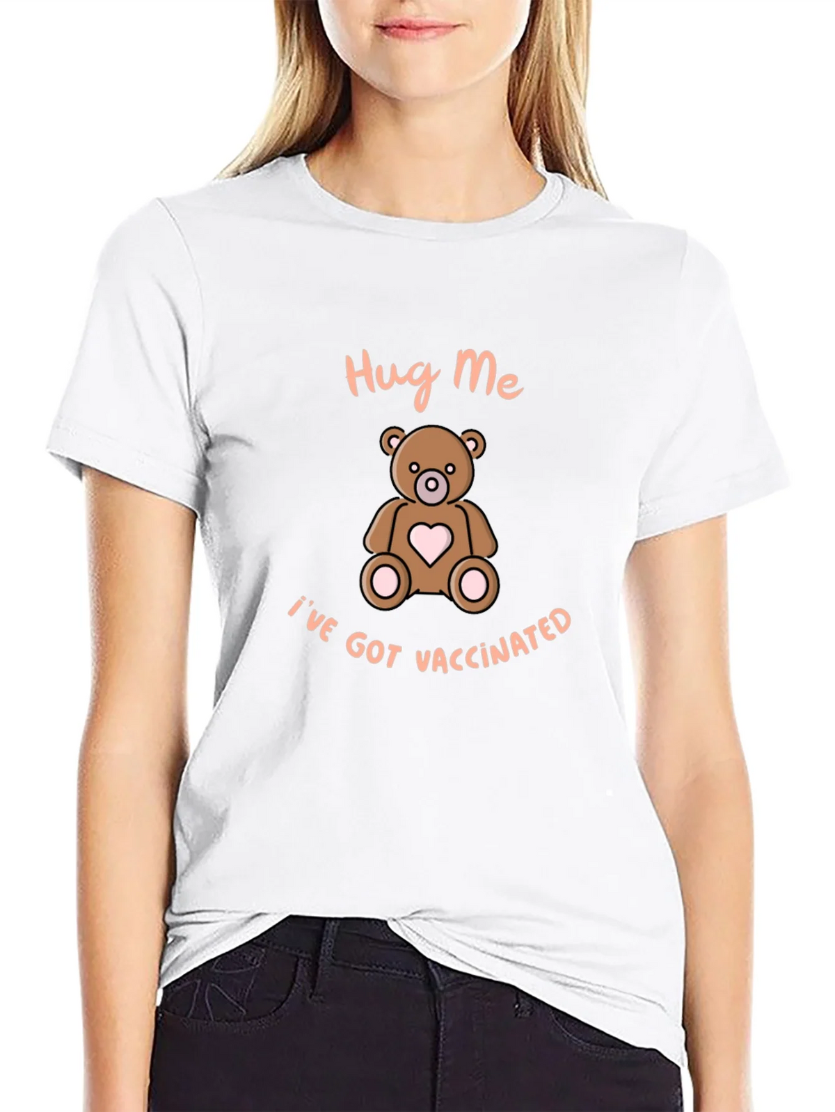 Hug Me Ive Got Vaccinated T-Shirt product image 7
