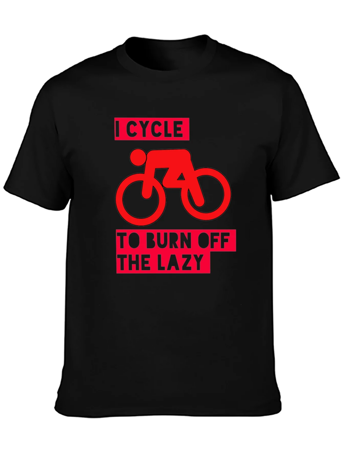 I Cycle to Burn Off the Lazy Graphic Tee product image 3