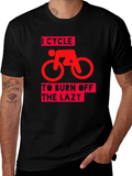 I Cycle to Burn Off the Lazy Graphic Tee product image 1