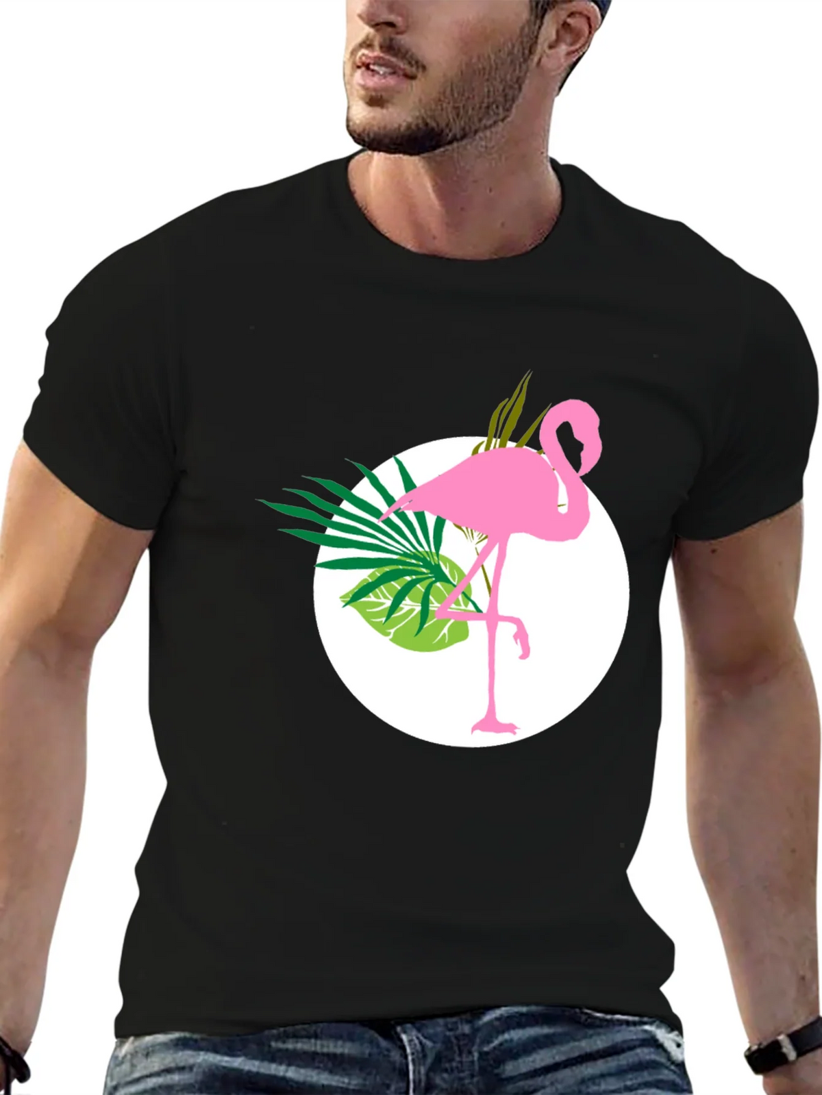 Tropical Flamingo Graphic Tee - Stylish & Unique product image 6