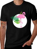 Tropical Flamingo Graphic Tee - Stylish & Unique product image 1