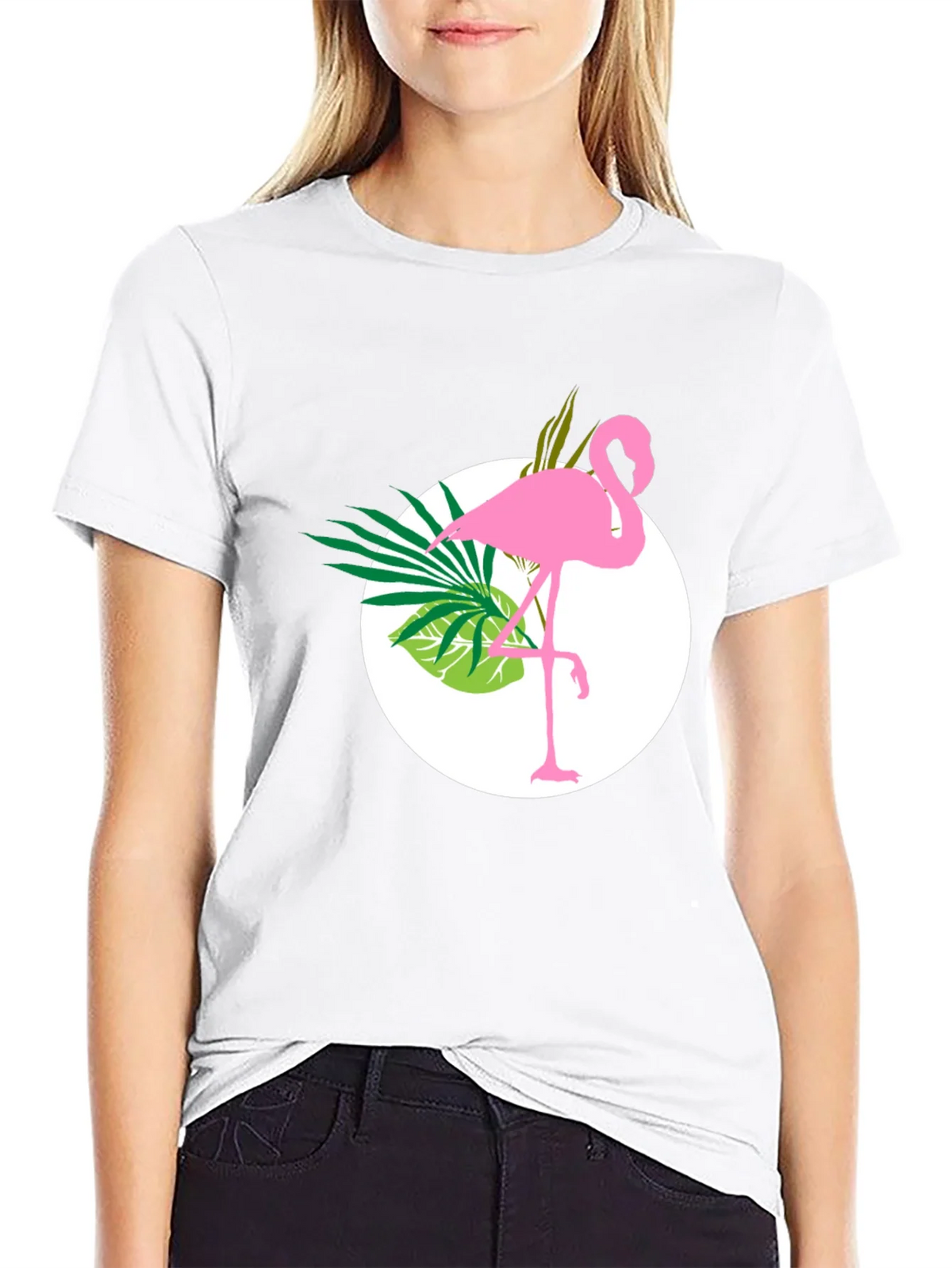 Tropical Flamingo Graphic Tee - Stylish & Unique product image 8