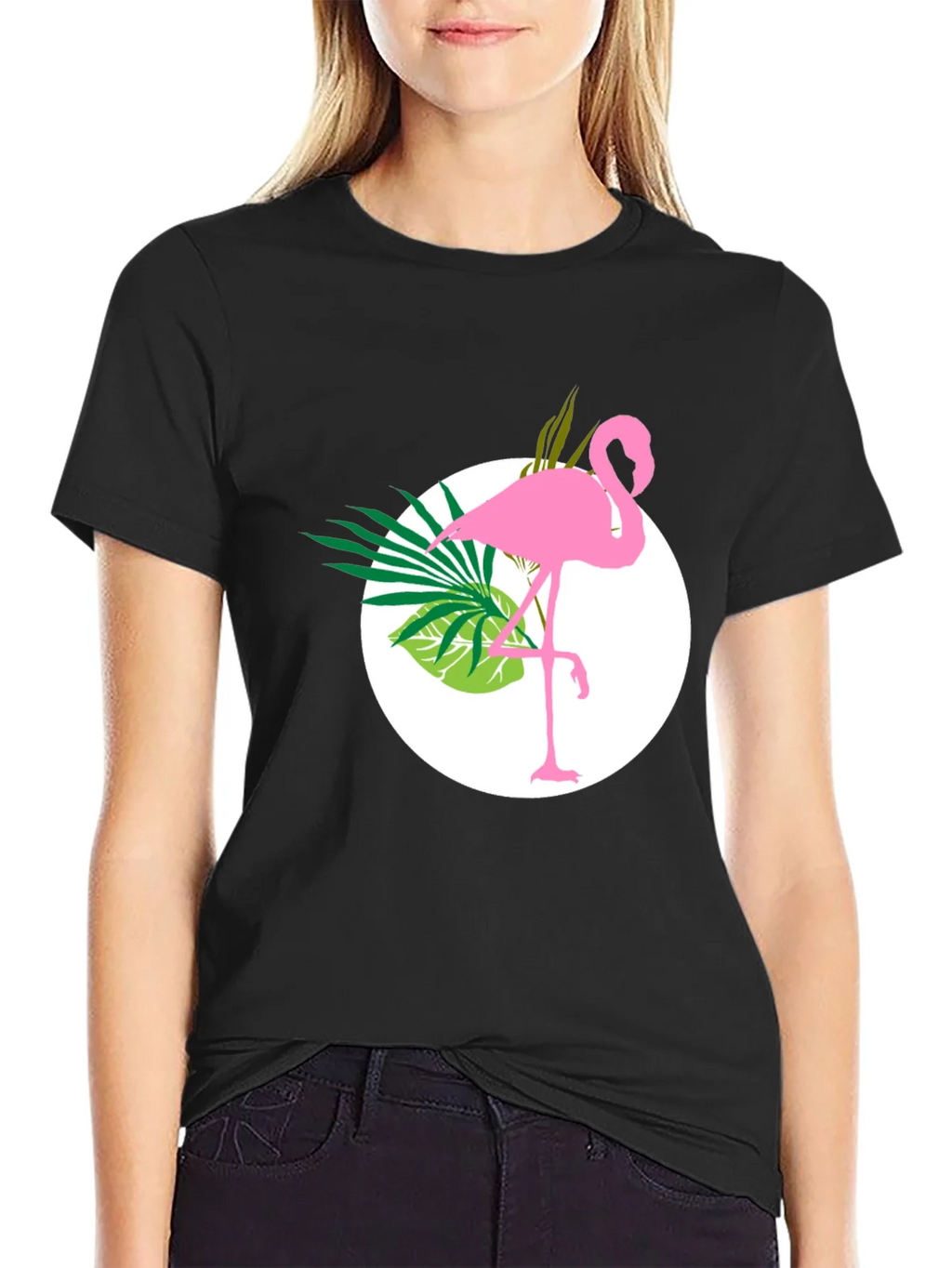 Tropical Flamingo Graphic Tee - Stylish & Unique product image 2