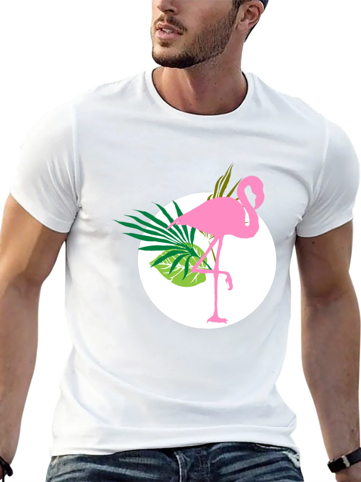 Tropical Flamingo Graphic Tee - Stylish & Unique product image 12