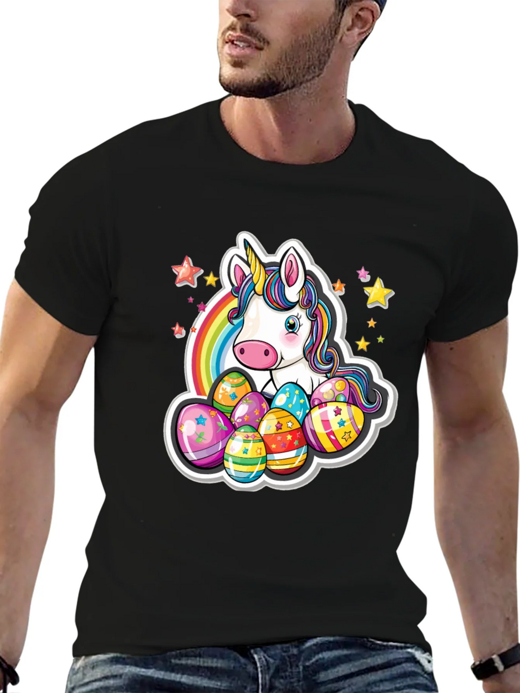 Unicorn Easter Egg T-Shirt product image 2