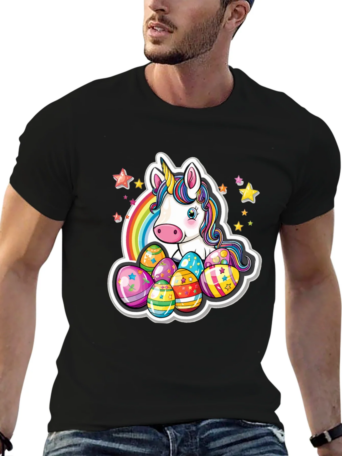 Unicorn Easter Egg T-Shirt product image 2