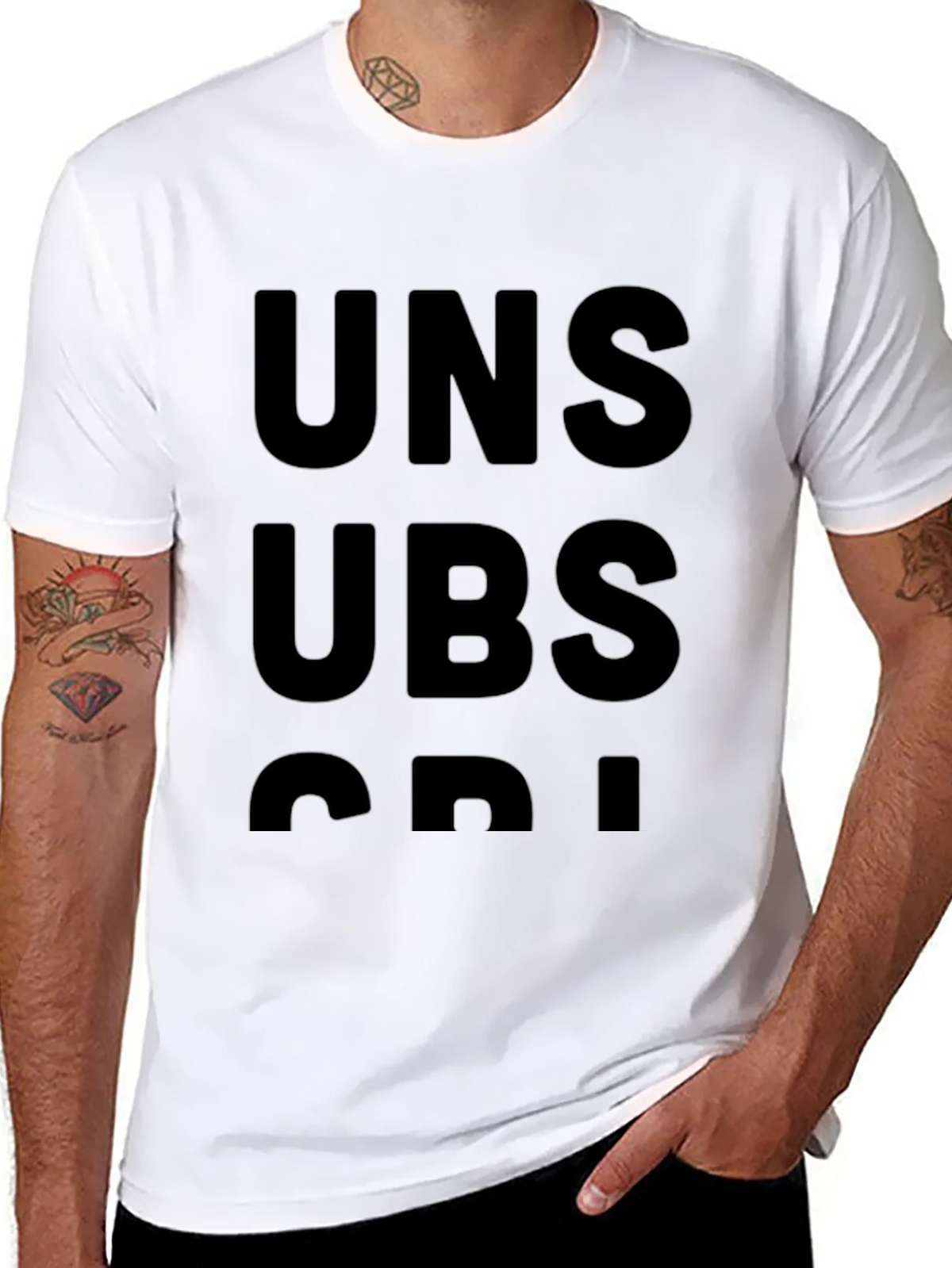 Unsubscribe Graphic T-Shirt product image 7
