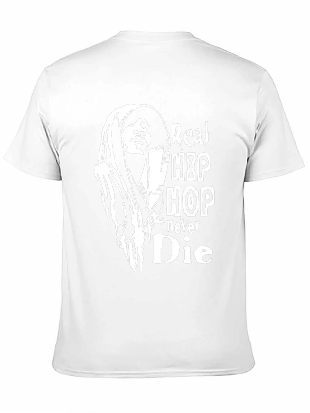 Real Hip Hop Never Die Black T-Shirt product image 7