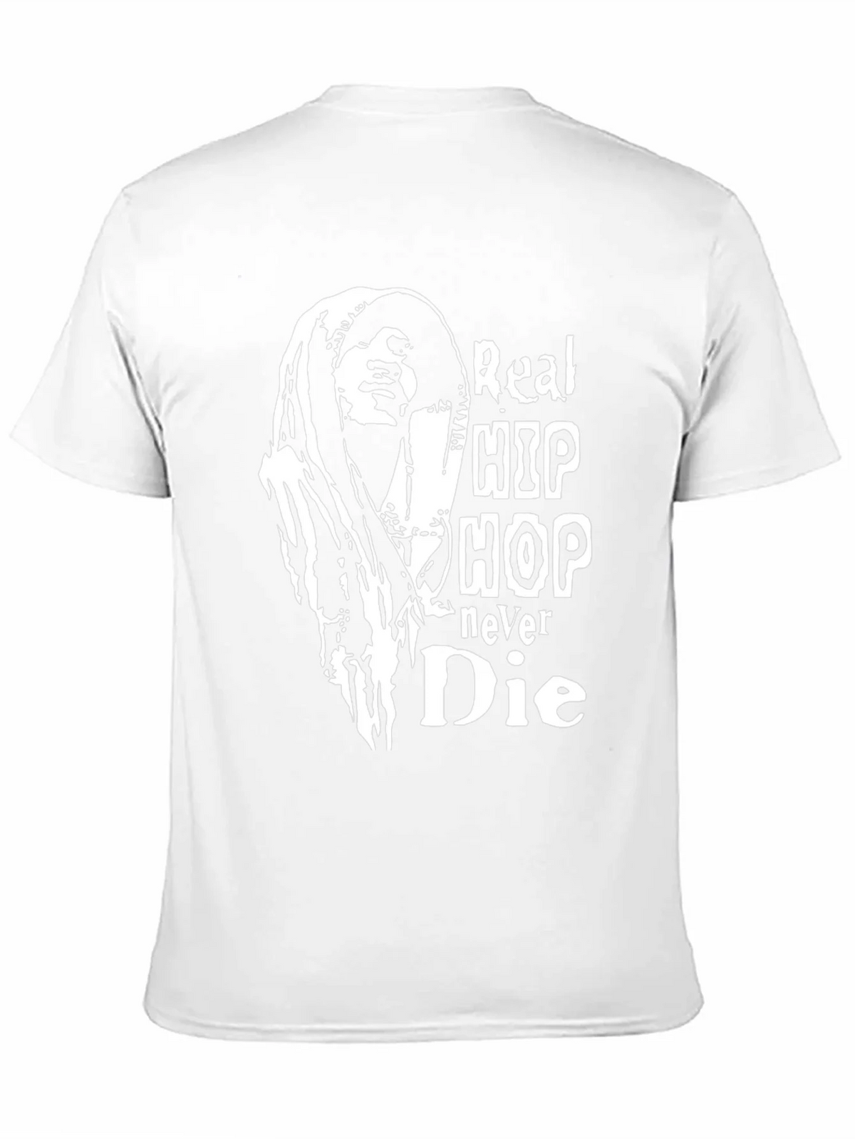 Real Hip Hop Never Die Black T-Shirt product image 7