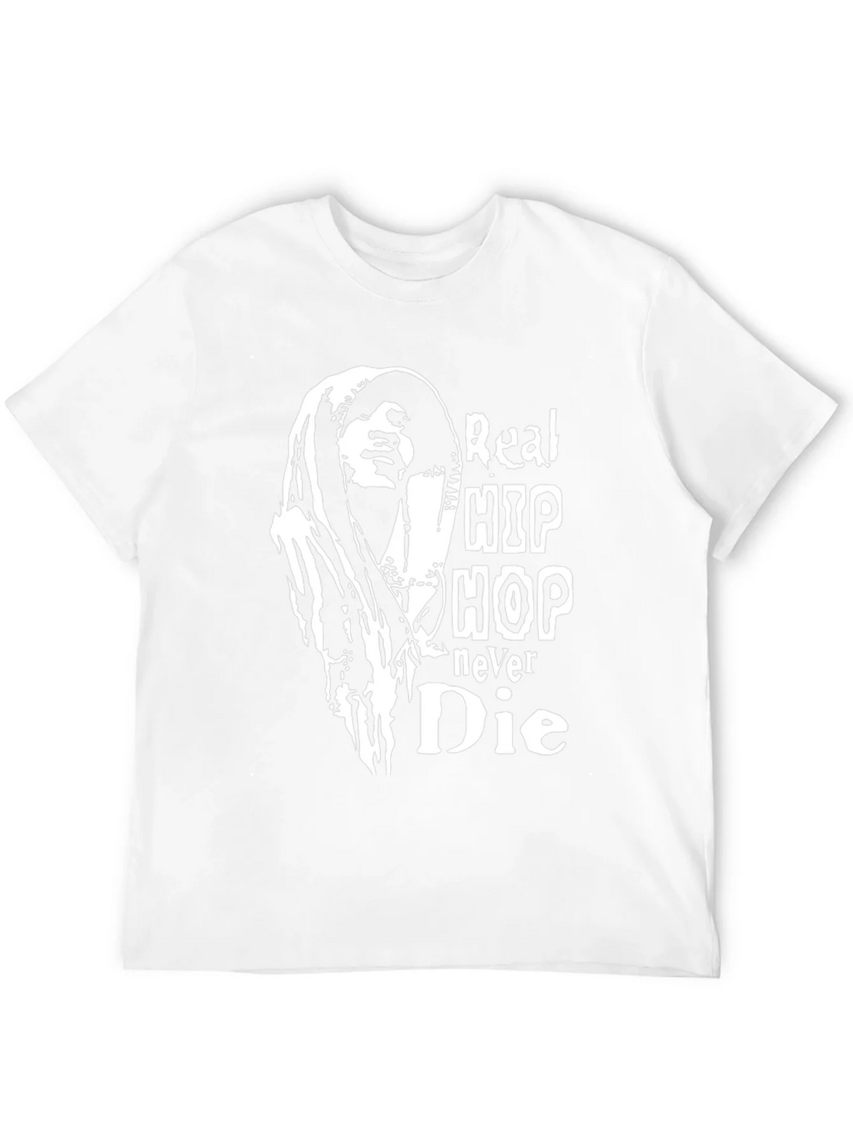 Real Hip Hop Never Die Black T-Shirt product image 8
