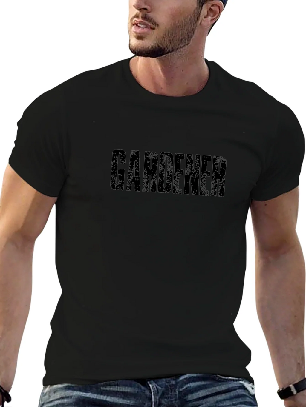 Gardener T-Shirt - Black Cotton Tee product image 6