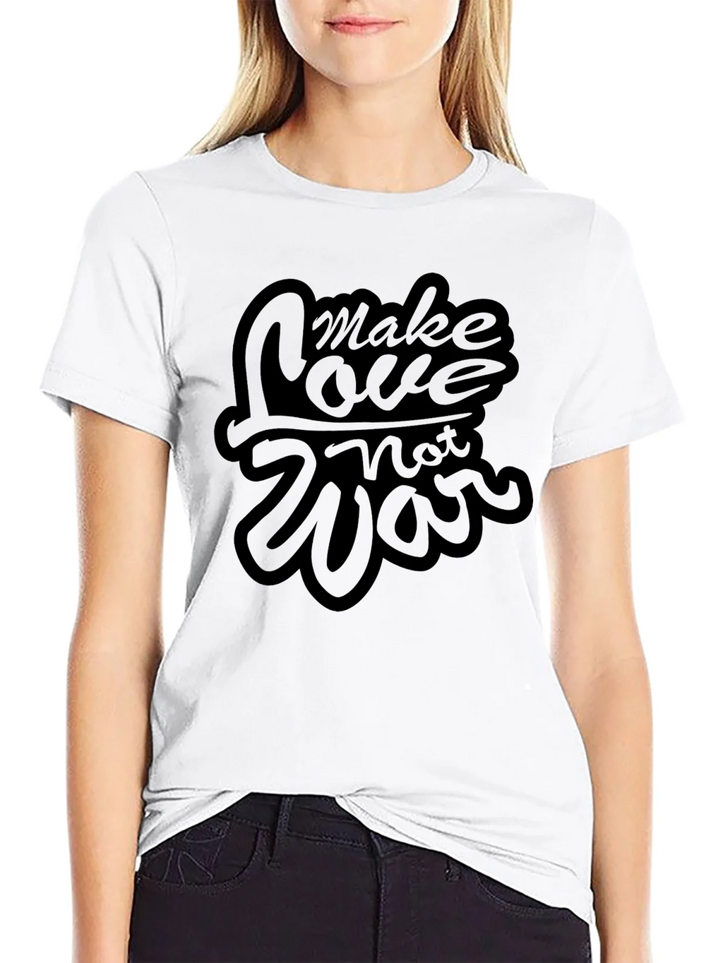Make Love Not War Graphic Tee - Stylish Unisex T-Shirt product image 8
