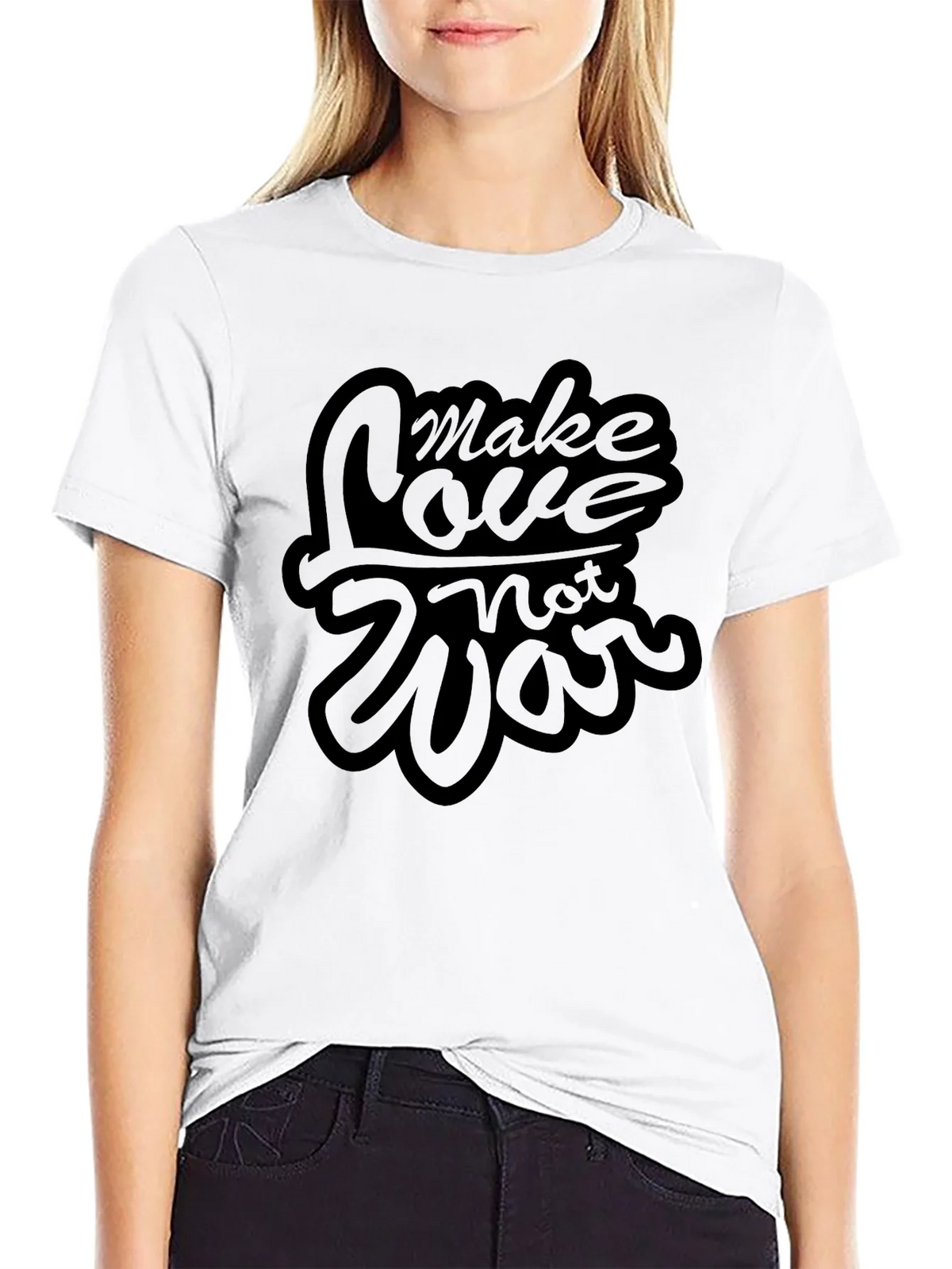 Make Love Not War Graphic Tee - Stylish Unisex T-Shirt product image 8