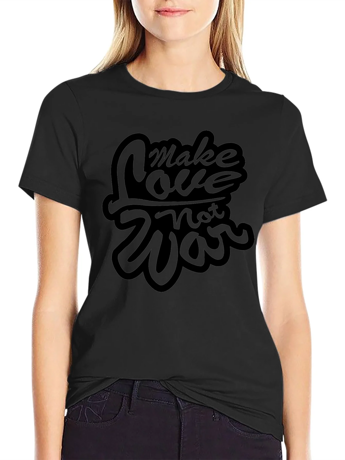 Make Love Not War Graphic Tee - Stylish Unisex T-Shirt product image 2