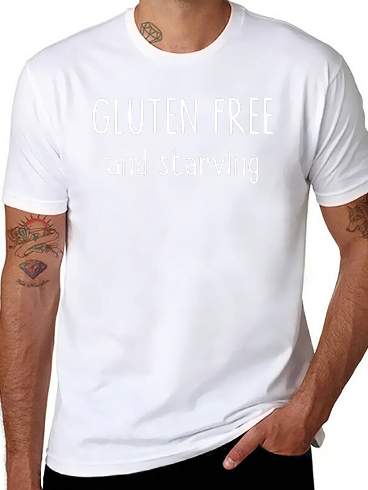 Gluten Free and Starving Graphic Tee product image 7