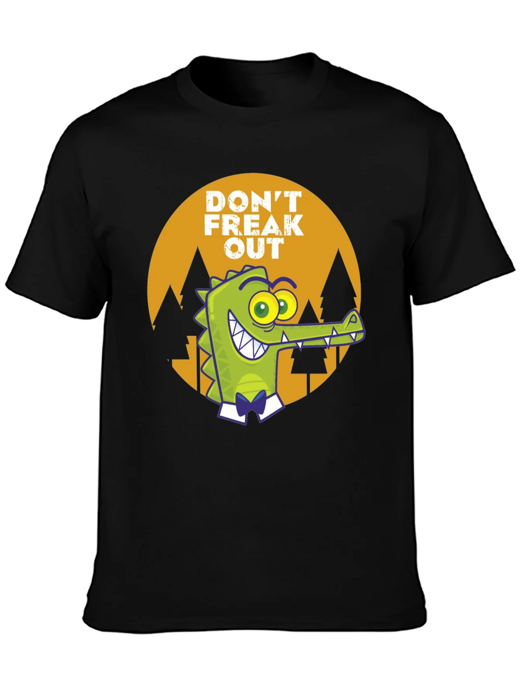 Dont Freak Out Crocodile T-Shirt product image 3